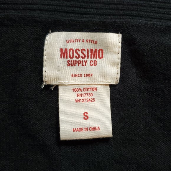 Mossimo Knit Quarter Sleeve Black Cardigan Sweater - Picture 7 of 9